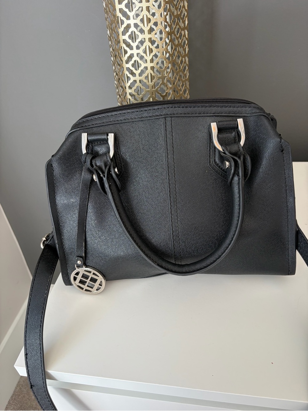 London Fog Black Handbag - Women Bags